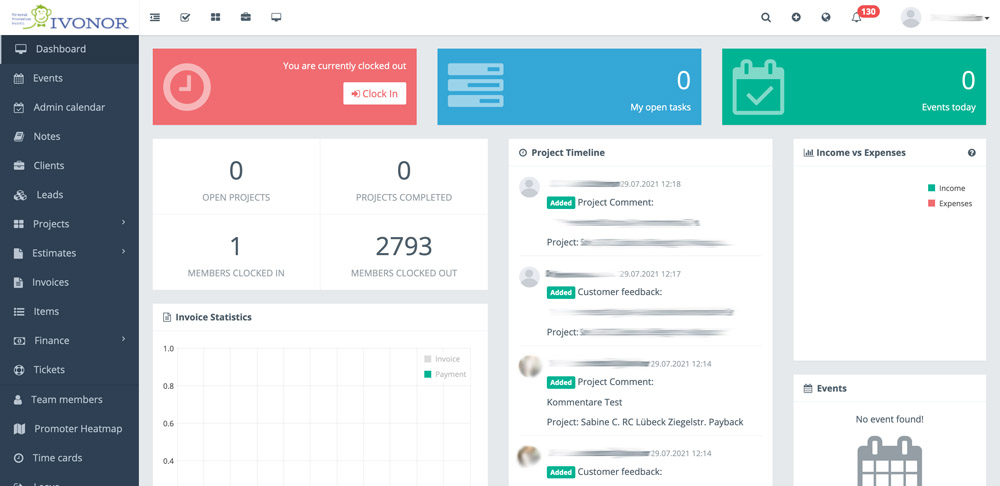 Ivonor-Team Backoffice